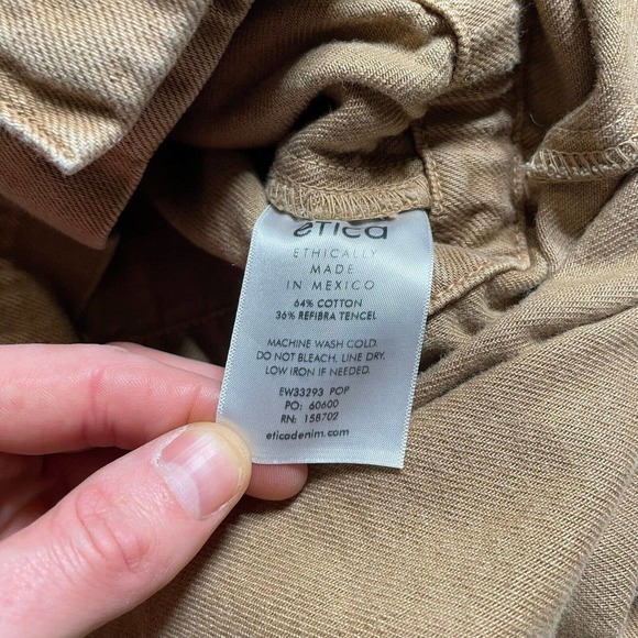Etica Women's Medium‎ Khaki Tan Utility Jacket - Picture 6 of 8